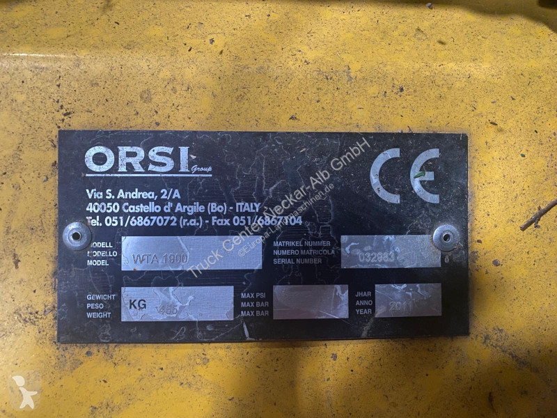 Skogsbruksmaterial    ORSI WTA 1900 Schlegel-...