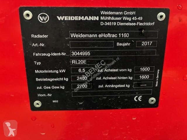 Udstyr  1160E