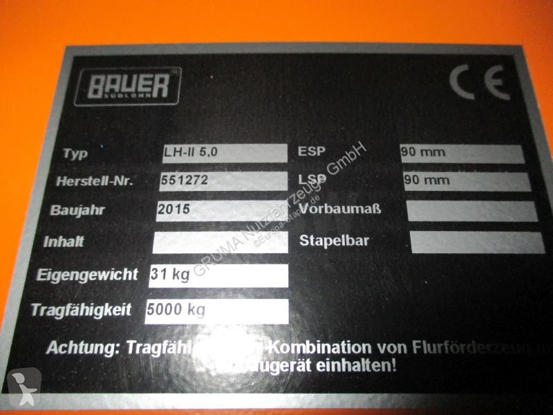 Équipements manutention Bauer Lasthaken LH-II 5,0