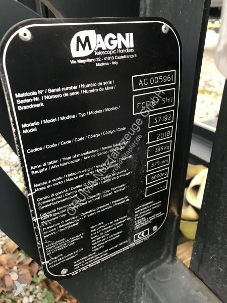 Équipements manutention Magni FCF 6T SHI