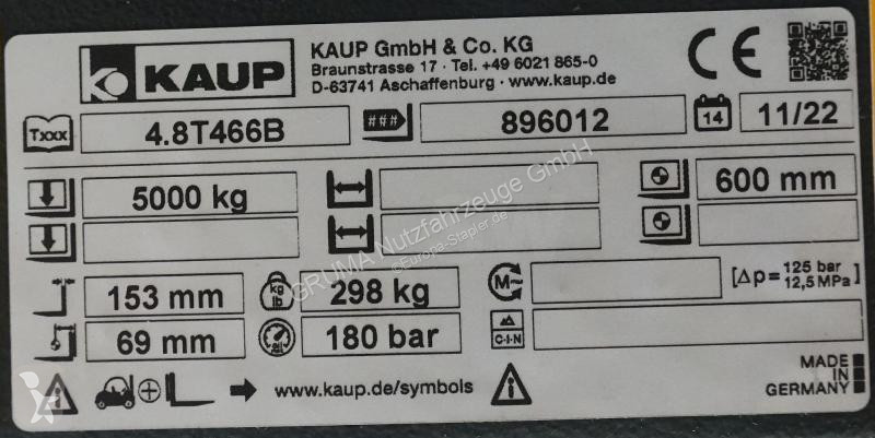 Echipamente pentru manipulare Kaup  4,8T466B