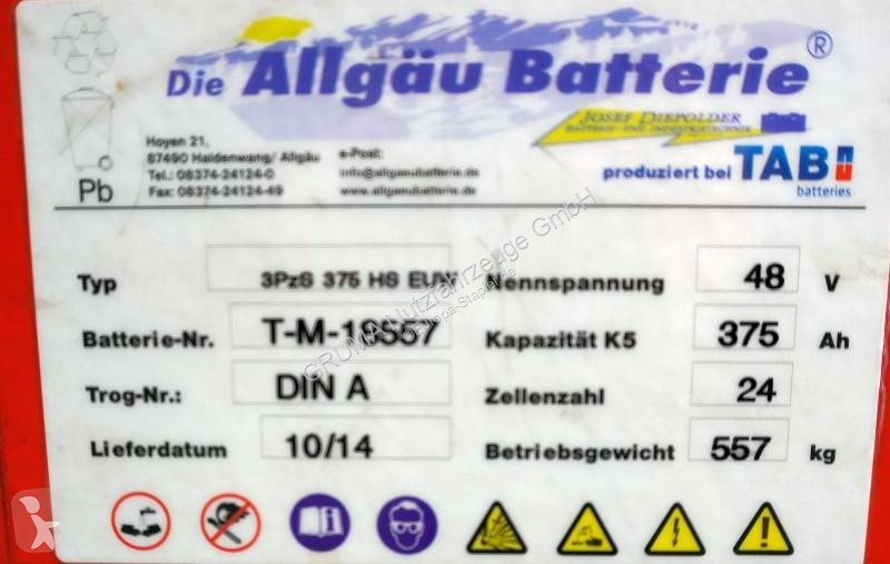 تجهيزات المناولة   48 Volt 3 PzS 375 Ah