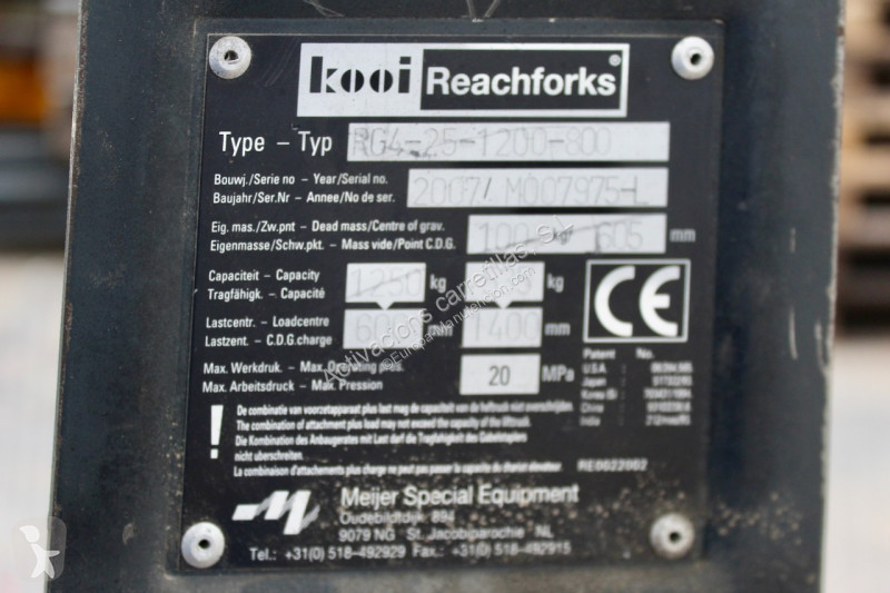 Underhållsutrustningar Acerbi RG4 25 1200/850...