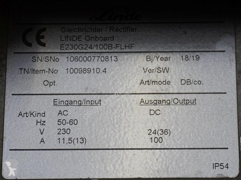 تجهيزات المناولة Linde  E230G24/100B-FLHF