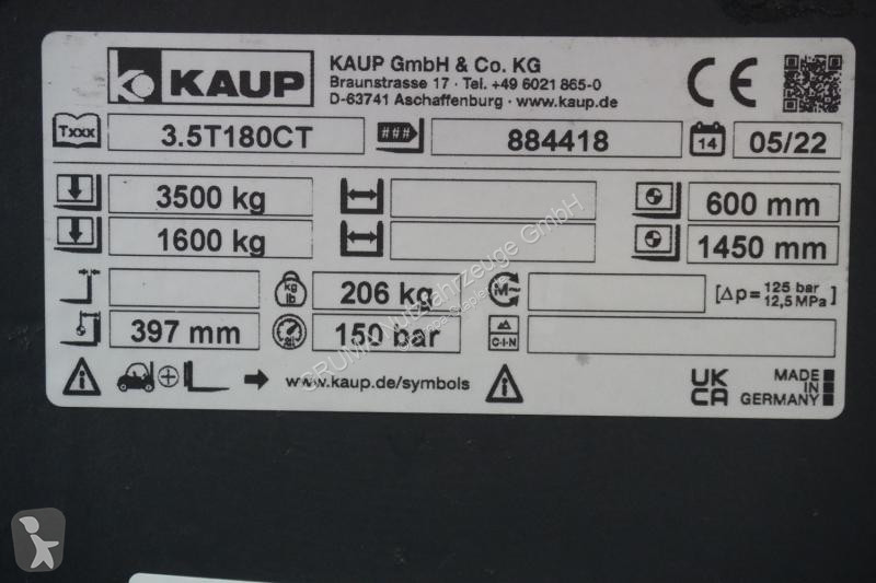 Equipamiento de manutención Kaup  KAUP 3.5T180CT