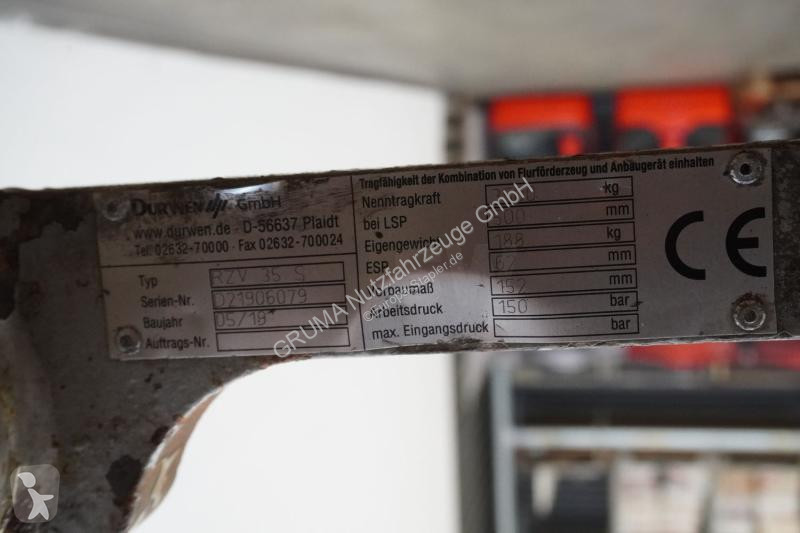تجهيزات المناولة Durwen  RZV 35-S B=1150 mm