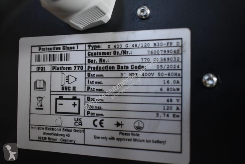 تجهيزات المناولة Linde  ION 400 G 48/120 B40-FP D