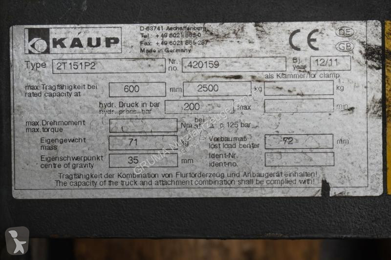 تجهيزات المناولة Kaup  2T151P2 Breite:980 mm