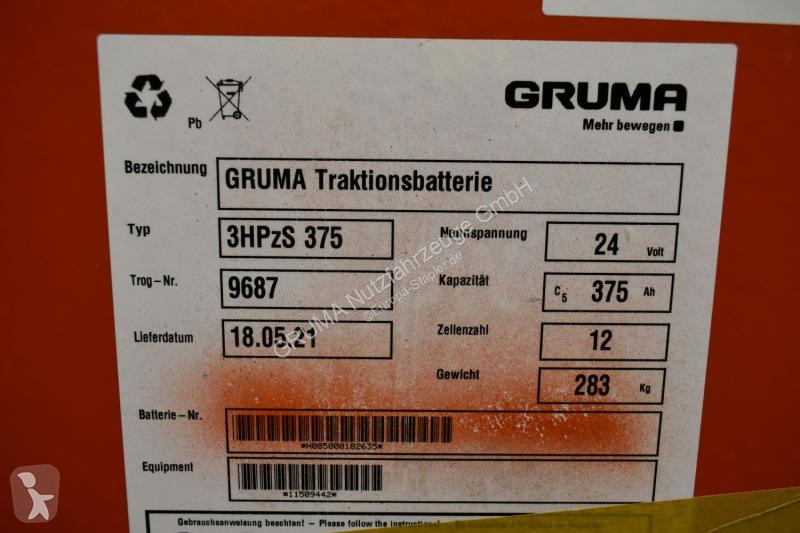 Anyagmozgató berendezések   24 Volt 3 PzS 375 Ah