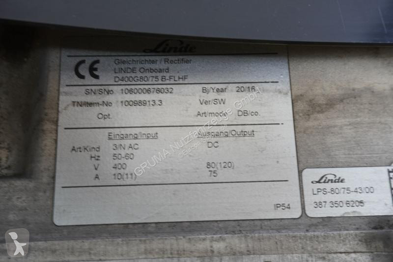 Håndteringsudstyr Linde  D400G80/75 B-FLHF