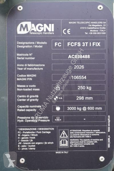 Équipements manutention Magni  FCFS 3T I FIX
