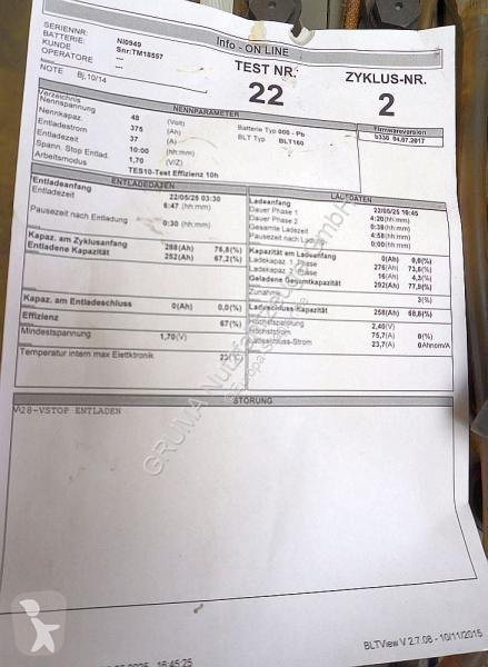 تجهيزات المناولة   48 Volt 3 PzS 375 Ah