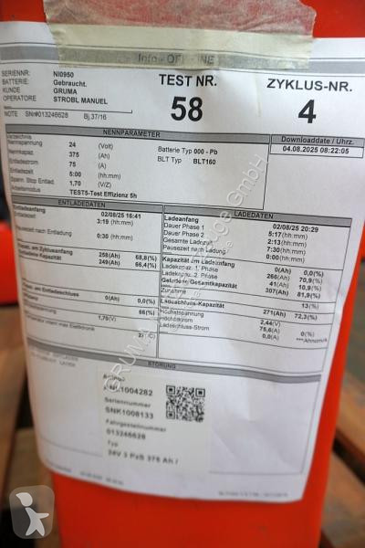 Manipulační vybavení   24 Volt 3 PzS 375 Ah