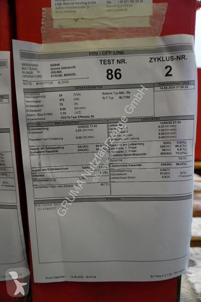 Magazijnmachines   24 Volt 3 PzS 375 Ah