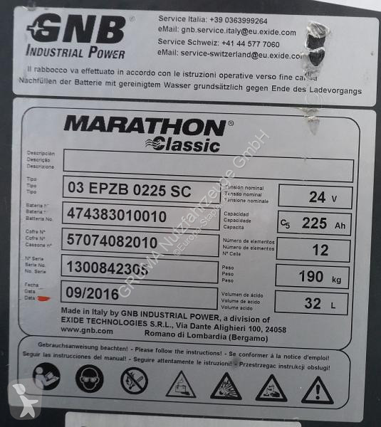 Manipulačné príslušenstvo   24 Volt 3 PzB 225 Ah