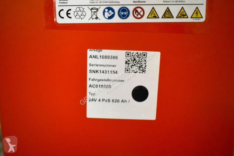 Manipulačné príslušenstvo   24 Volt 4 PzS 620 Ah