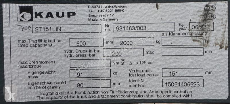 تجهيزات المناولة Linde  Hubgerüst
