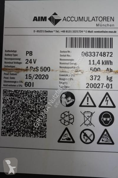 Manipulačné príslušenstvo   24 Volt 4 PzS 500 Ah