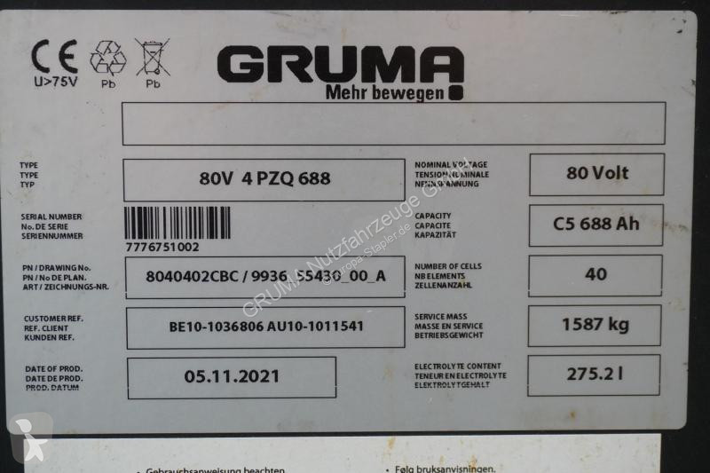 Manipulačné príslušenstvo   80 Volt 4 PzQ 688 Ah