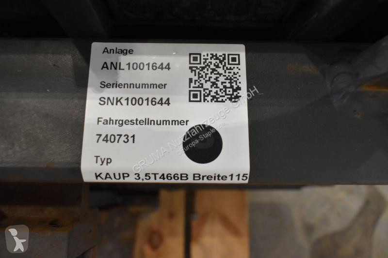 تجهيزات المناولة Kaup  3,5T466B,  Breite 1.150 mm