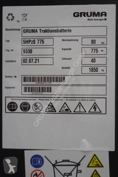 Manipulačné príslušenstvo   80 Volt 5 PzS 775 Ah