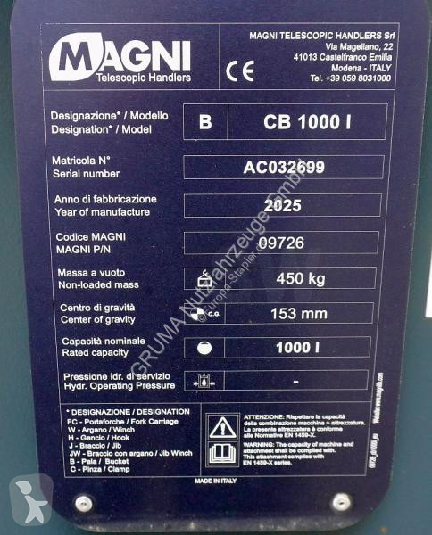 تجهيزات المناولة Magni  CB 1000 l / 1000 L...