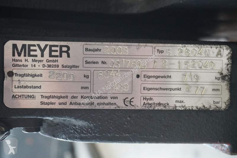 تجهيزات المناولة   MEYER 5.2604N, Breite 1010 mm