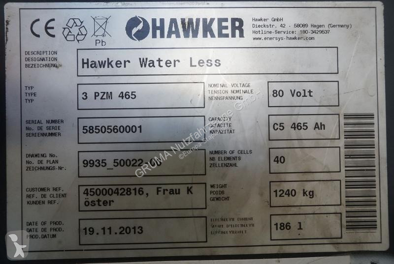 تجهيزات المناولة Hawker  80 Volt 3 PZM 465 Ah