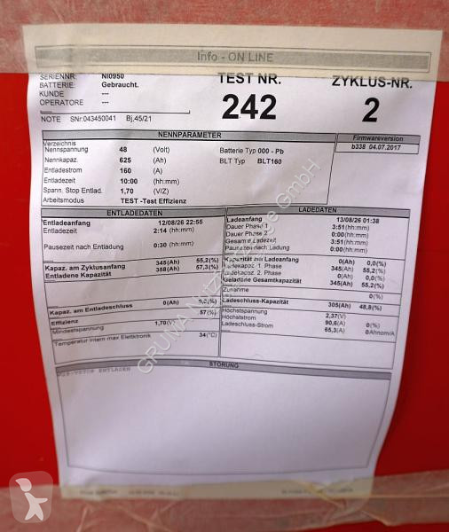 Manipulační vybavení   48 Volt 5 PzS 625 Ah