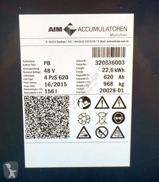 Equipamiento de manutención   48 Volt 4 PzS 620 Ah