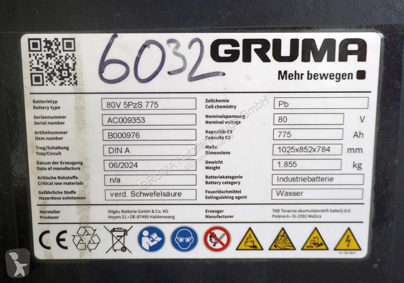 Equipamiento de manutención   80 Volt 5 PzS 775 Ah