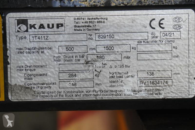 装卸设备 Kaup  1T411Z; Breite: 1.130 mm