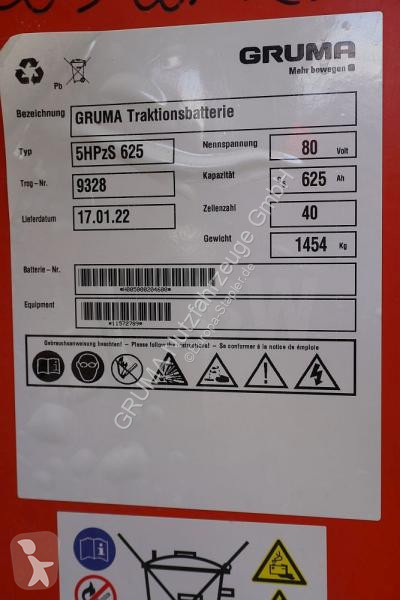 Materiais de elevação   80 Volt 5 PzS 625 Ah