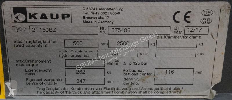 Équipements manutention Kaup  2T160BZ