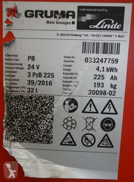 Manipulačné príslušenstvo   24 Volt 3 PzB 225 Ah