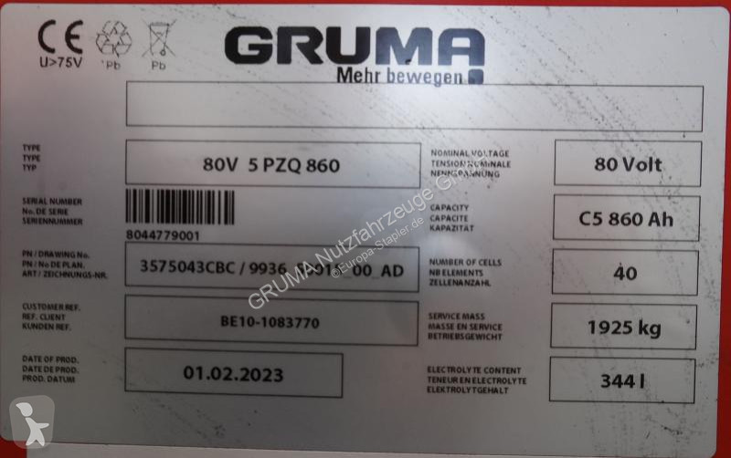 Manipulačné príslušenstvo   80 Volt 5 PzQ 860 Ah