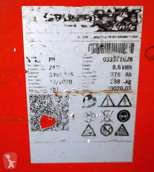 تجهيزات المناولة   24 Volt 3 PzS 375 Ah