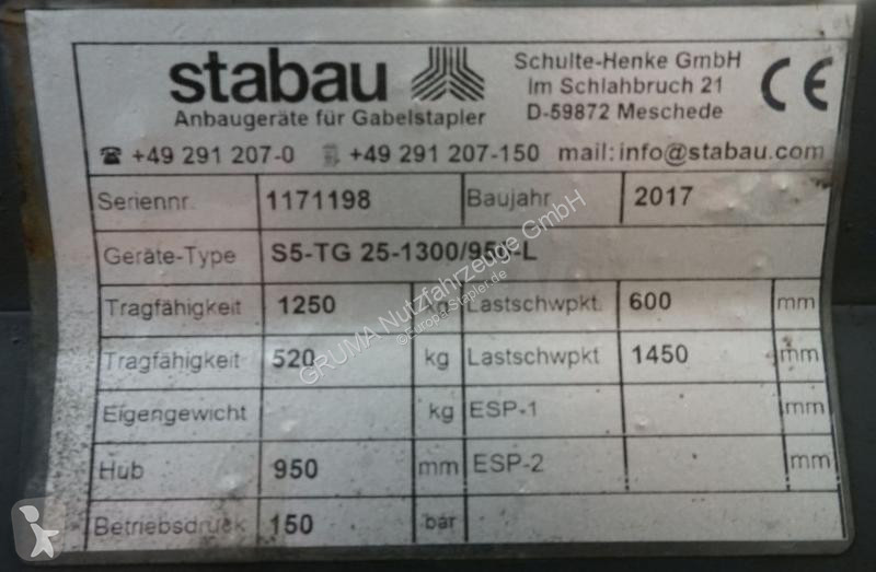 Echipamente pentru manipulare   S11-ZV-25-TG-S-01