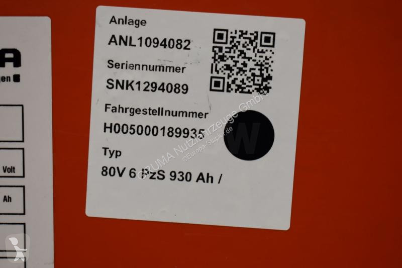 Manipulačné príslušenstvo   80 Volt 6 PzS 930 Ah