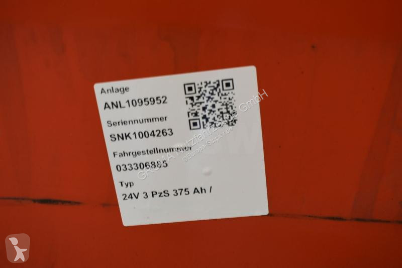Manipulačné príslušenstvo   24 Volt 3 PzS 375 Ah