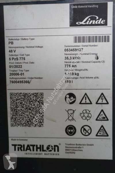 Manipulačné príslušenstvo   48 Volt 5 PzS 775 Ah