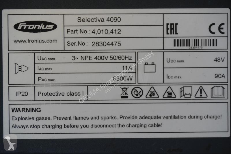 تجهيزات المناولة   Selectiva 4090 48V/90A mit EUW
