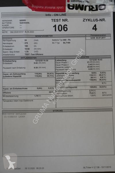 تجهيزات المناولة   24 Volt 3 PzS 375 Ah