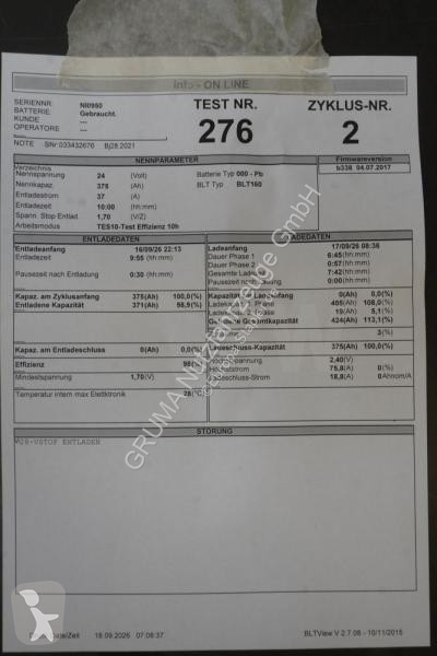 Équipements manutention   24 Volt 3 PzS 375 Ah