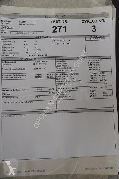 Materiais de elevação   80 Volt 5 PzS 625 Ah