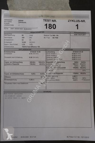 Equipamiento de manutención   80 Volt 4 PzS 320 Ah