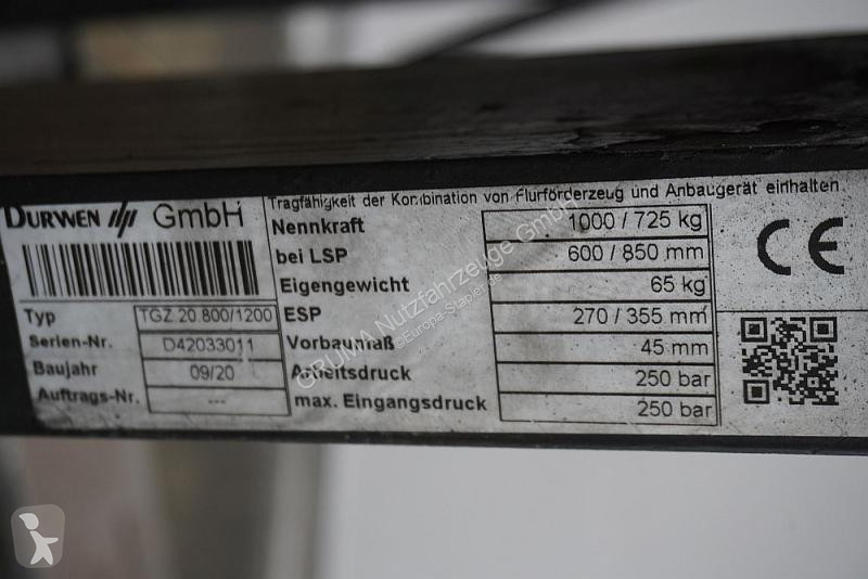 Équipements manutention Durwen  TGZ 20 800/1200