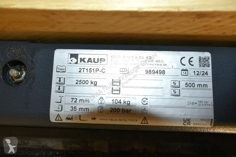 تجهيزات المناولة Kaup  2T151P-C Breite 1150mm