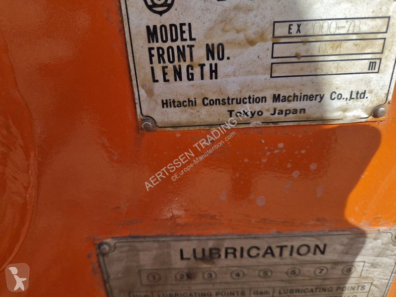 تجهيزات المناولة Hitachi EX2000-7B Boom + Stick
