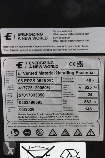 Echipamente pentru manipulare  05 EPZS 0625 SC